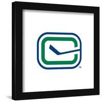 Gallery Pops NHL Vancouver Canucks - Secondary Logo Mark Wall Art-Trends International-Framed Gallery Pops