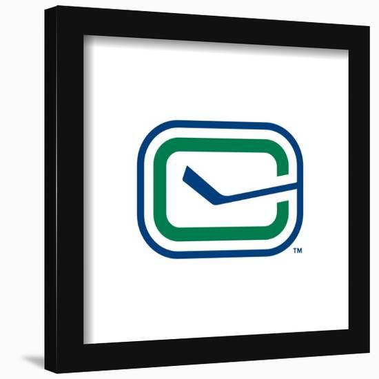 Gallery Pops NHL Vancouver Canucks - Secondary Logo Mark Wall Art-Trends International-Framed Gallery Pops