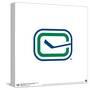 Gallery Pops NHL Vancouver Canucks - Secondary Logo Mark Wall Art-Trends International-Stretched Canvas