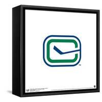Gallery Pops NHL Vancouver Canucks - Secondary Logo Mark Wall Art-Trends International-Framed Stretched Canvas