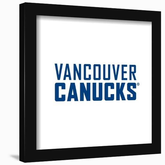 Gallery Pops NHL Vancouver Canucks - Wordmark Wall Art-Trends International-Framed Gallery Pops