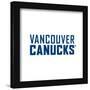 Gallery Pops NHL Vancouver Canucks - Wordmark Wall Art-Trends International-Framed Gallery Pops