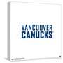 Gallery Pops NHL Vancouver Canucks - Wordmark Wall Art-Trends International-Stretched Canvas