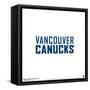 Gallery Pops NHL Vancouver Canucks - Wordmark Wall Art-Trends International-Framed Stretched Canvas