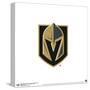 Gallery Pops NHL Vegas Golden Knights - Primary Logo Mark Wall Art-Trends International-Stretched Canvas
