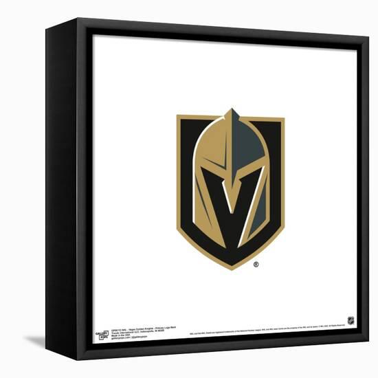 Gallery Pops NHL Vegas Golden Knights - Primary Logo Mark Wall Art-Trends International-Framed Stretched Canvas