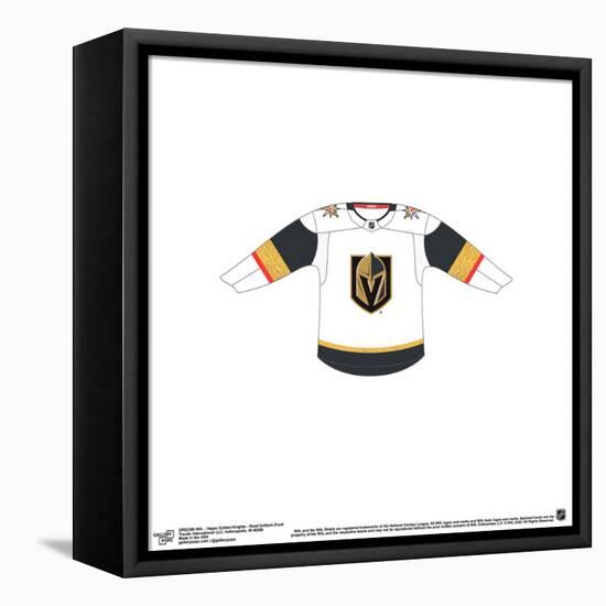 Gallery Pops NHL - Vegas Golden Knights - Road Uniform Front Wall Art-Trends International-Framed Stretched Canvas