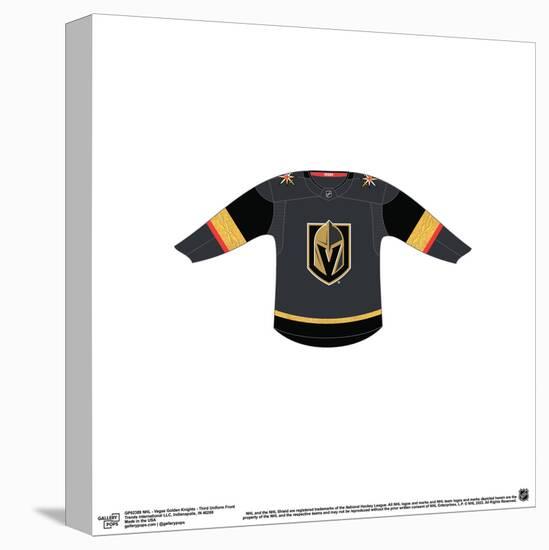 Gallery Pops NHL - Vegas Golden Knights - Third Uniform Front Wall Art-Trends International-Stretched Canvas