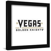 Gallery Pops NHL Vegas Golden Knights - Wordmark Wall Art-Trends International-Framed Gallery Pops