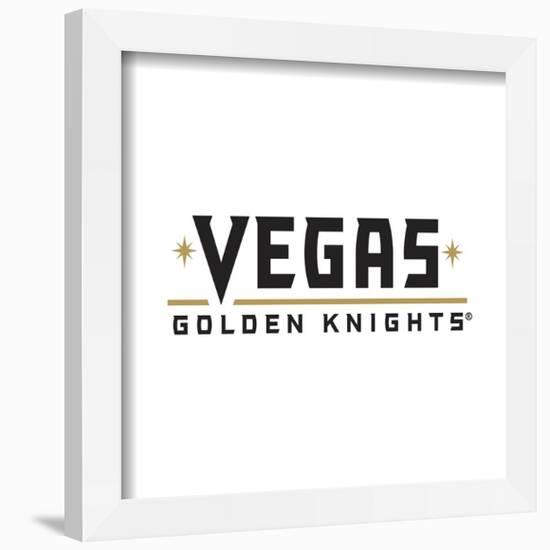 Gallery Pops NHL Vegas Golden Knights - Wordmark Wall Art-Trends International-Framed Gallery Pops