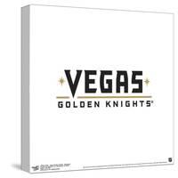 Gallery Pops NHL Vegas Golden Knights - Wordmark Wall Art-Trends International-Stretched Canvas