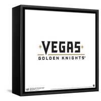 Gallery Pops NHL Vegas Golden Knights - Wordmark Wall Art-Trends International-Framed Stretched Canvas