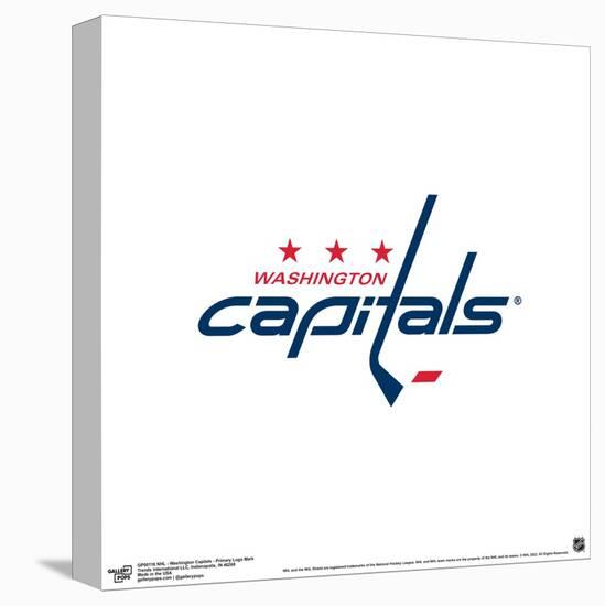 Gallery Pops NHL Washington Capitals - Primary Logo Mark Wall Art-Trends International-Stretched Canvas