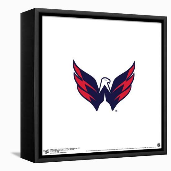 Gallery Pops NHL Washington Capitals - Secondary Logo Mark Wall Art-Trends International-Framed Stretched Canvas