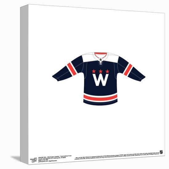 Gallery Pops NHL - Washington Capitals -Third Uniform Front Wall Art-Trends International-Stretched Canvas