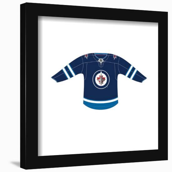 Gallery Pops NHL - Winnipeg Jets - Home Uniform Front Wall Art-Trends International-Framed Gallery Pops