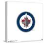 Gallery Pops NHL Winnipeg Jets - Primary Logo Mark Wall Art-Trends International-Stretched Canvas