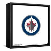 Gallery Pops NHL Winnipeg Jets - Primary Logo Mark Wall Art-Trends International-Framed Stretched Canvas