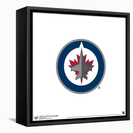 Gallery Pops NHL Winnipeg Jets - Primary Logo Mark Wall Art-Trends International-Framed Stretched Canvas