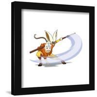 Gallery Pops Nickelodeon Avatar: The Last Airbender - Aang and Momo Wall Art-Trends International-Framed Gallery Pops