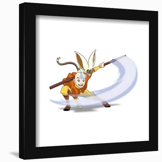 Gallery Pops Nickelodeon Avatar: The Last Airbender - Aang and Momo Wall Art-Trends International-Framed Gallery Pops