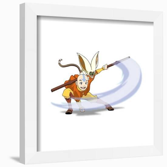 Gallery Pops Nickelodeon Avatar: The Last Airbender - Aang and Momo Wall Art-Trends International-Framed Gallery Pops