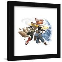 Gallery Pops Nickelodeon Avatar: The Legend of Korra - Bending Arts Group Wall Art-Trends International-Framed Gallery Pops