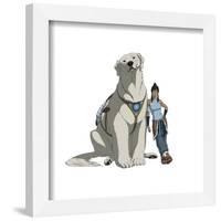 Gallery Pops Nickelodeon Avatar: The Legend of Korra - Korra and Naga Wall Art-Trends International-Framed Gallery Pops