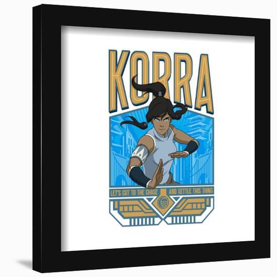 Gallery Pops Nickelodeon Avatar: The Legend of Korra - Korra Patch Wall Art-Trends International-Framed Gallery Pops