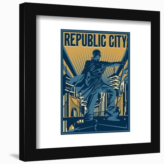 Gallery Pops Nickelodeon Avatar: The Legend of Korra - Republic City Wall Art-Trends International-Framed Gallery Pops