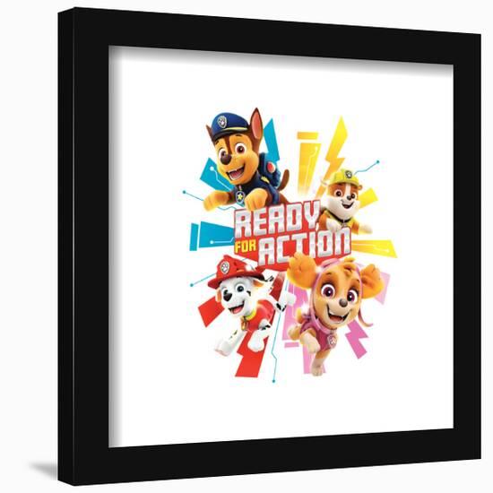 Gallery Pops Nickelodeon PAW Patrol - Ready For Action Wall Art-Trends International-Framed Gallery Pops