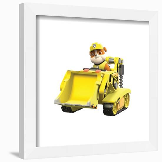 Gallery Pops Nickelodeon PAW Patrol - Rubble's Bulldozer Wall Art-Trends International-Framed Gallery Pops