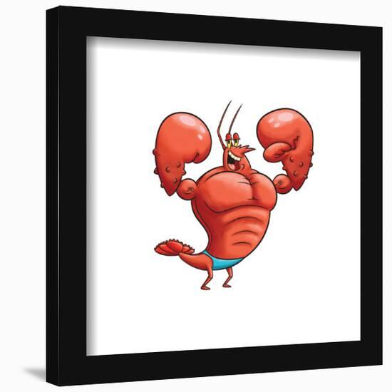 Gallery Pops Nickelodeon SpongeBob SquarePants - Larry the Lobster Wall Art-Trends International-Framed Gallery Pops