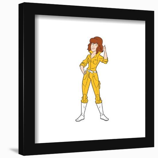 Gallery Pops Nickelodeon Teenage Mutant Ninja Turtles - April O'Neil Wall Art-Trends International-Framed Gallery Pops