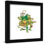 Gallery Pops Nickelodeon Teenage Mutant Ninja Turtles - Group Pizza Party Wall Art-Trends International-Framed Gallery Pops