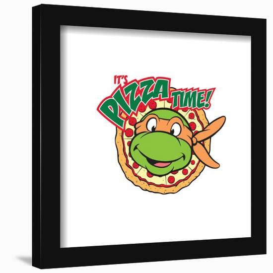 Gallery Pops Nickelodeon Teenage Mutant Ninja Turtles - It's Pizza Time Wall Art-Trends International-Framed Gallery Pops