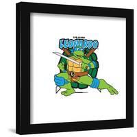 Gallery Pops Nickelodeon Teenage Mutant Ninja Turtles - Leonardo Patch Wall Art-Trends International-Framed Gallery Pops