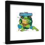 Gallery Pops Nickelodeon Teenage Mutant Ninja Turtles - Leonardo Patch Wall Art-Trends International-Framed Gallery Pops