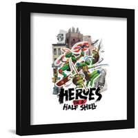 Gallery Pops Nickelodeon Teenage Mutant Ninja Turtles: Mutant Mayhem - Brotherhood Heroes Wall Art-Trends International-Framed Gallery Pops