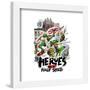 Gallery Pops Nickelodeon Teenage Mutant Ninja Turtles: Mutant Mayhem - Brotherhood Heroes Wall Art-Trends International-Framed Gallery Pops