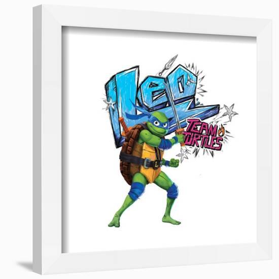 Gallery Pops Nickelodeon Teenage Mutant Ninja Turtles: Mutant Mayhem - Brotherhood Leo Wall Art-Trends International-Framed Gallery Pops