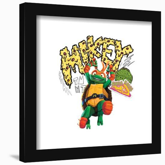 Gallery Pops Nickelodeon Teenage Mutant Ninja Turtles: Mutant Mayhem - Brotherhood Mikey Wall Art-Trends International-Framed Gallery Pops