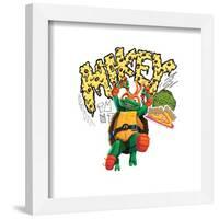 Gallery Pops Nickelodeon Teenage Mutant Ninja Turtles: Mutant Mayhem - Brotherhood Mikey Wall Art-Trends International-Framed Gallery Pops