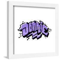 Gallery Pops Nickelodeon Teenage Mutant Ninja Turtles: Mutant Mayhem - Donnie Graffiti Tag Wall Art-Trends International-Framed Gallery Pops