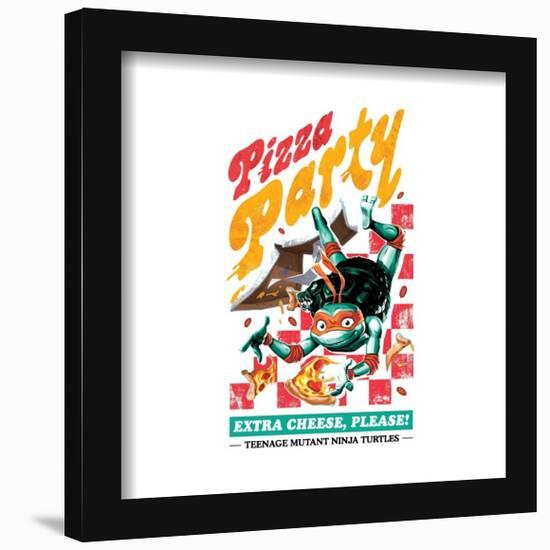 Gallery Pops Nickelodeon Teenage Mutant Ninja Turtles: Mutant Mayhem - Extra Cheese Please Wall Art-Trends International-Framed Gallery Pops