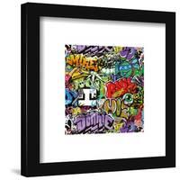 Gallery Pops Nickelodeon Teenage Mutant Ninja Turtles: Mutant Mayhem - Graffiti Pattern Wall Art-Trends International-Framed Gallery Pops