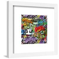 Gallery Pops Nickelodeon Teenage Mutant Ninja Turtles: Mutant Mayhem - Graffiti Pattern Wall Art-Trends International-Framed Gallery Pops