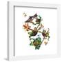 Gallery Pops Nickelodeon Teenage Mutant Ninja Turtles: Mutant Mayhem - Group Pizza Time Wall Art-Trends International-Framed Gallery Pops