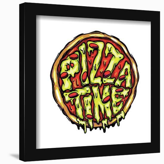 Gallery Pops Nickelodeon Teenage Mutant Ninja Turtles: Mutant Mayhem - Pizza Time Wall Art-Trends International-Framed Gallery Pops