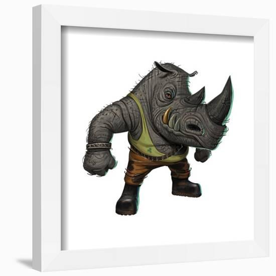 Gallery Pops Nickelodeon Teenage Mutant Ninja Turtles: Mutant Mayhem - Rocksteady Wall Art-Trends International-Framed Gallery Pops